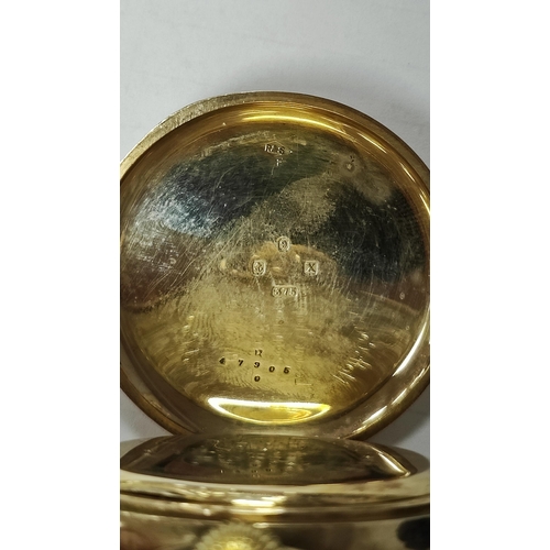 608 - Notts County 1922-23 2nd Division Champions Gold Pocket Watch, presented to J. Cook in 9ct Gold, bea... 