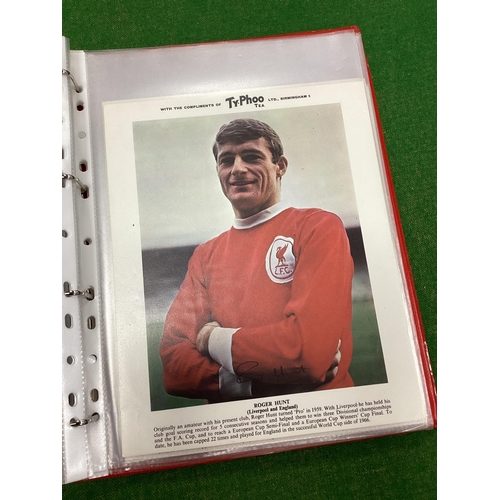 730 - Typhoo Large Format Football Cards, twenty-six England 66 players (duplications) plus Denis Law.