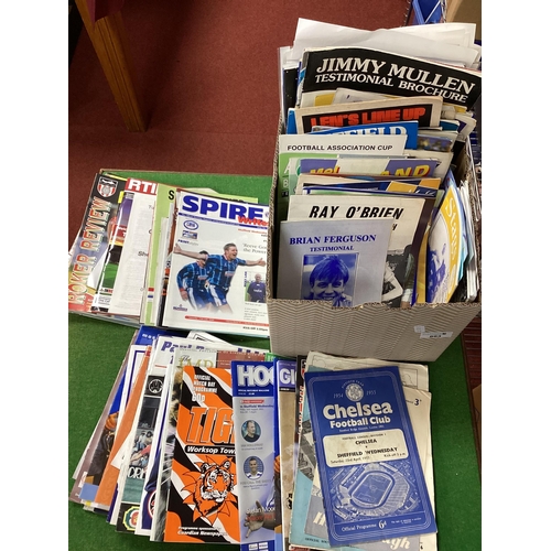 893 - Sheffield Wednesday Programmes, many away, friendlies, Big Match, testimonial, play-off, 54-5 at Che... 