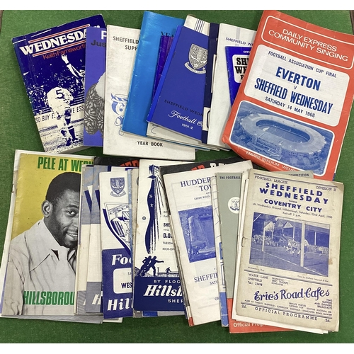 899 - Sheffield Wednesday Programmes, 49-50 v. Coventry, 1966 F.A. Cup Final and others, 58-72 yearbooks, ... 