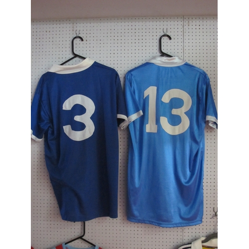 443 - Napoli Player Issue 1980's Training Football Shirts by 'NR' with Mars Sponsor, one numbered '3', the... 