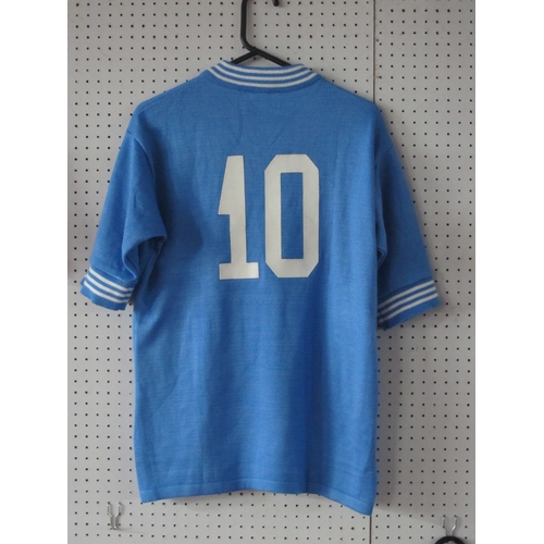 434 - Napoli, Linea Time, Light Blue Shirt, Number '10' (Diego Maradona), GB size 38.