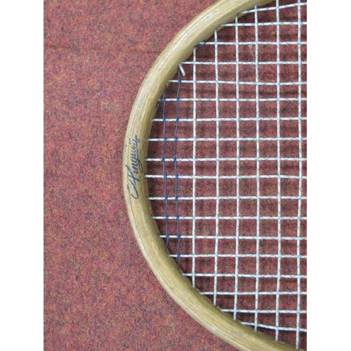 500 - Tennis Rackets - Slazenger Demon Fishtail. Doherty Long, Bancroft, Speed Bird De Luxe, Wisden Comet.... 