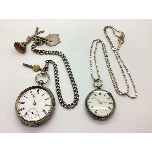 250 - A Decorative Cased Openface Pocketwatch, the unsigned white dial with black Roman numerals, within a... 