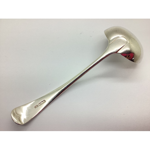 8 - Mappin & Webb; A Hallmarked Silver Ladle, Sheffield 1919, rattail pattern verso, approximately 18.5c... 