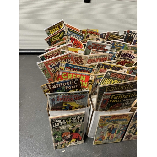 503 - Approximately One Thousand Four Hundred (1400) American Comics from 1950's to Modern. (Five Boxes).