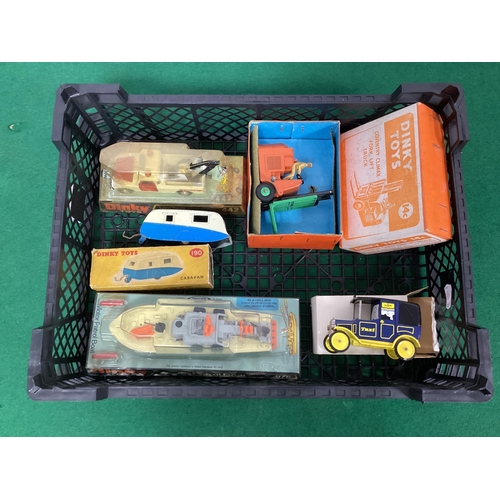 583 - Five Original Boxed Dinky Toys, including No.675 - Motor Patrol Boat, very good/No.14c Coventry Clim... 