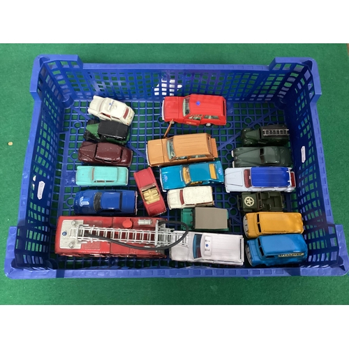 586 - A Quantity of Dinky Diecast Vehicles 1950's - 1970's, both cars and commercial, overall good, someti... 