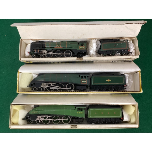 604 - Three Wrenn 00 Gauge 4-6-2 Tender locomotives, A4 