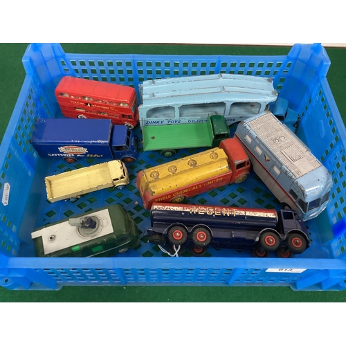 613 - A Quantity of Original Dinky Diecast Vehicles, mainly 1950's Guy 'Eveready' and 'Regent' Foden noted... 