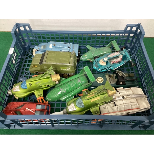 683 - A Quantity of Original Dinky Diecast Vehicles, all with a Gerry Anderson theme, including Captain Sc... 