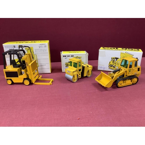 788 - Three NZG (W. Germany) 1:50 Diecast Model Plant Machinery Vehicles comprising of #223 Track-Type Loa... 