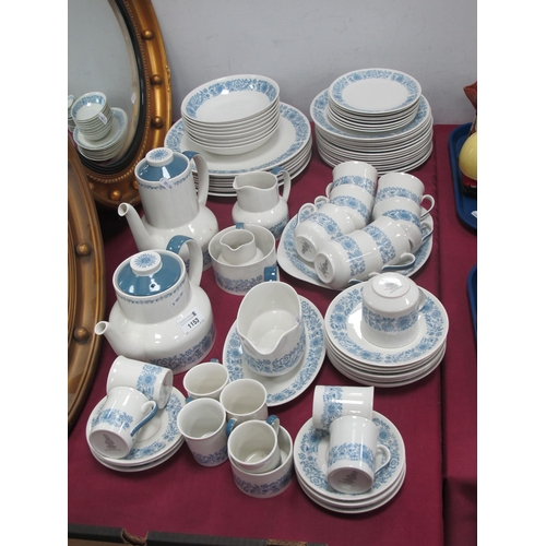 1153 - Doulton 'Cranbourne' Table China, of approximately seventy nine pieces