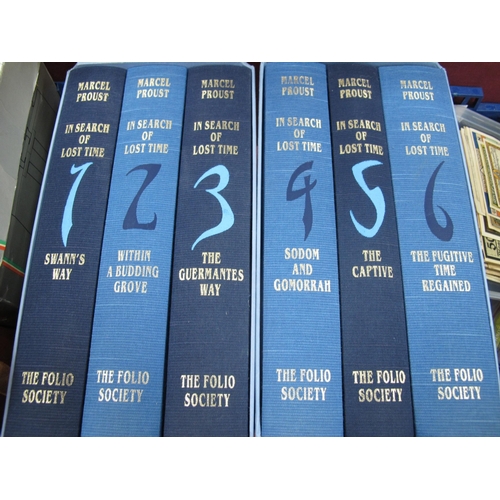 1339 - The Folio Society: Marcel Proust 'In Search of Lost Time', six volumes, in two slipcases.