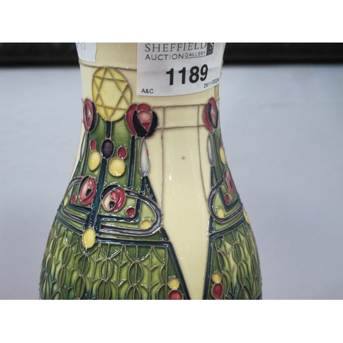 1189 - Moorcroft Pottery 'The Christmas Story' Vase, designed by Nicola Slaney, limited edition No 9/20, sh... 