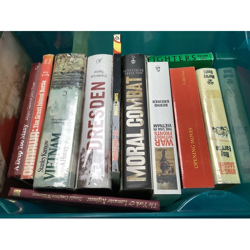 424 - Assortment of Military Theme Books WWI, WWII and Vietnam War, including 'Dresden' Frederick Taylor, ... 