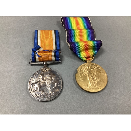 641 - WWI Medal Duo, comprising British War Medal & Victory Medal, awarded to 27699 Pte L Greaves, A.V.C