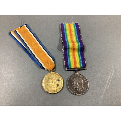 642 - WWI Medal Duo, comprising British War Medal and Victory Medal, awarded to M2-265570 Pte H Wilkinson ... 