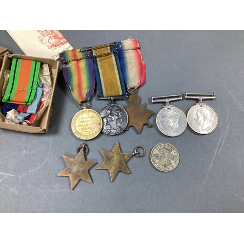 652 - WWI Trio Medal Group On Bar, comprising 1914-15 Star awarded to 7948 C.S Mjr A Pickersgill W. York R... 