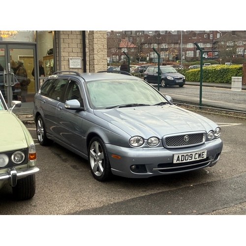 1001 - 2009 [AD09 CWE] Jaguar X-Type Estate In metallic blue, 2.2d SE Automatic, MOT expired June 24, 102,1... 