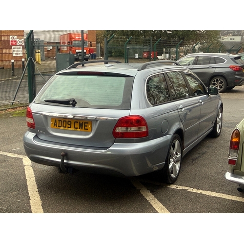 1001 - 2009 [AD09 CWE] Jaguar X-Type Estate In metallic blue, 2.2d SE Automatic, MOT expired June 24, 102,1... 