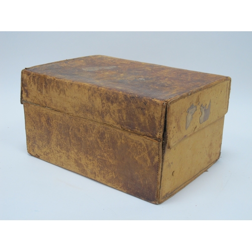 1269 - An Early Victorian Rosewood Travelling Dressing Table Box, of rectangular form with brass inlaid dec... 