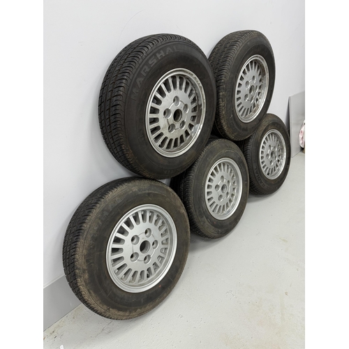 1407 - A matching set of 5, Rover SD1 Alloy Wheels. 14