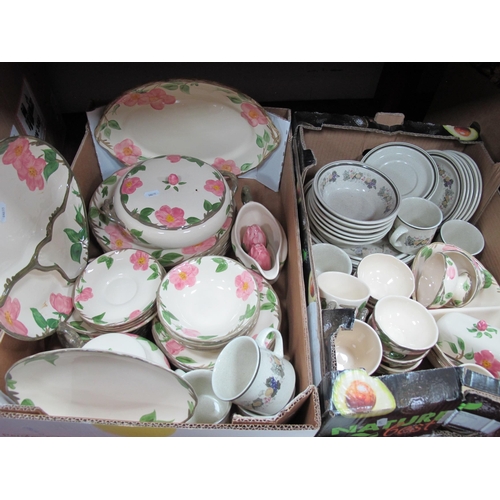 1090 - Doulton 'Harvest Garland' and Franciscan Table Pottery:- Two Boxes.