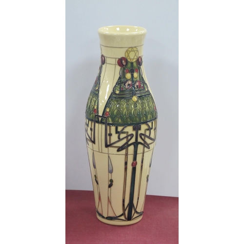 1215 - Moorcroft Pottery 'The Christmas Story' Vase, designed by Nicola Slaney, limited edition No 9/20, sh... 