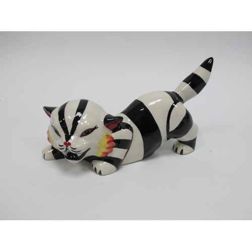 1227 - Lorna Bailey - Cruella the Cat, 17cm long.