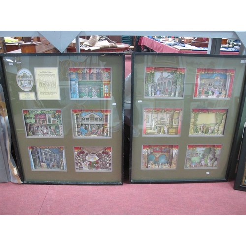 1414 - 'Escape From Old Covent Garden' and 'Sherlock Holmes' 3D Decoupage Displays, featuring five and six ... 