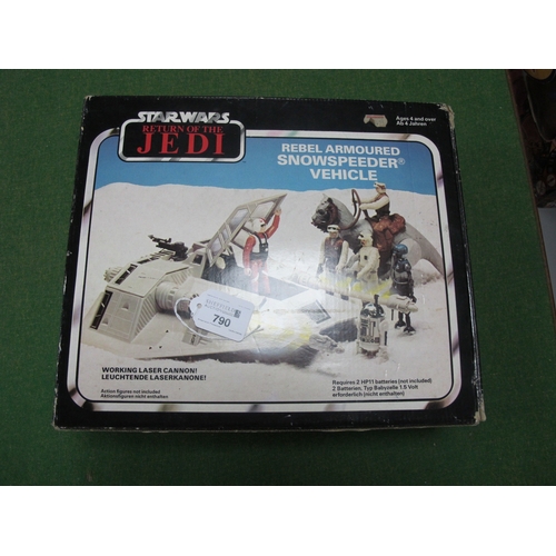 790 - A Boxed Original Star Wars Trilogy Return of the Jedi Rebel Armoured Snowspeeder Vehicle by Palitoy,... 