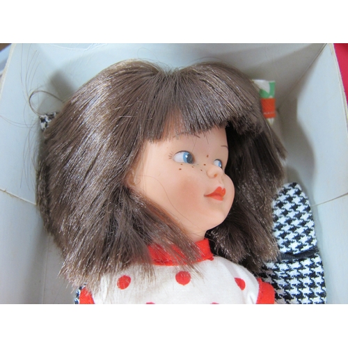 307 - A Pedigree (Made in Hong Kong) That Rascal Patch Sindy's Little Sister Doll. Brown Hair, Clothed in ... 