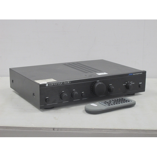 314 - Cambridge Audio A500 Integrated Amplifier, with phono stage remote included (untested).