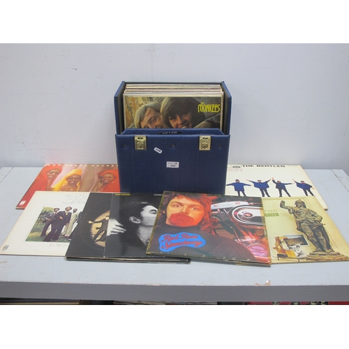 343 - A Mixed Box of Forty LPs, comprising of the Beatles - Help! PMC1255, XES 549-2), Ten Years After - C... 