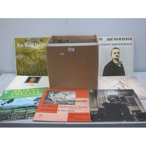 392 - A Small Selection of Classical LPs, featuring works by Bruckner, Dvorak, Brahms, Mozart, Shostakovic... 