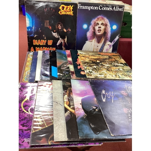 417 - Rock and Metal LPs, thirty-seven albums comprising of Kiss-Kiss (Casablanca CBC 4003, 1974, 1st pres... 