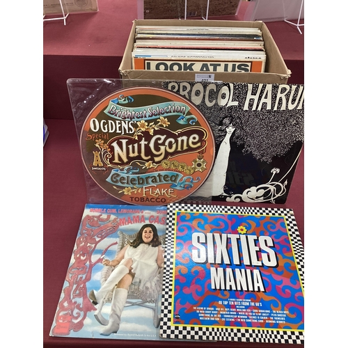 421 - 1960s Interest LPs, forty albums to include Small Faces - Ogdens Nut Gone (noted chip out of the rec... 