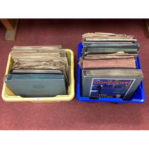 485 - Classical Interest Shellac 78rpm Records, two boxes of classical and opera including many complete w... 