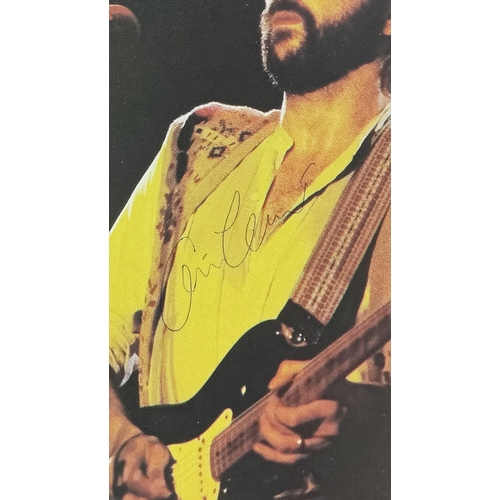 539 - Eric Clapton Signed Programme, (unverified).