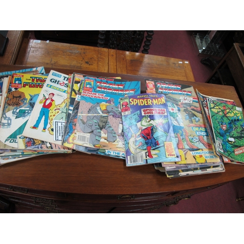 1356 - A Collection of Comic Books mostly by Marvel some DC and others to include Spiderman, many Transform... 