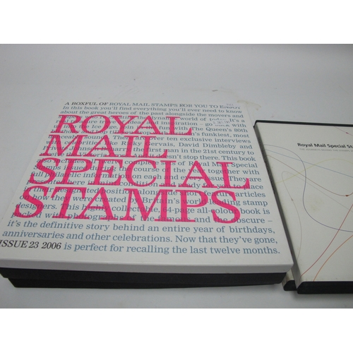 1316 - Stamps; A selection of five Great Britain yearbooks, all complete, 1999, 2000, 2001, 2002, 2006.