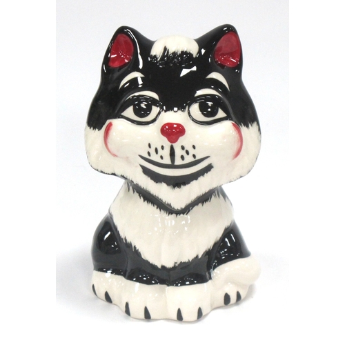 1277 - Lorna Bailey - 'Tex The Cat' 12.5cm high.