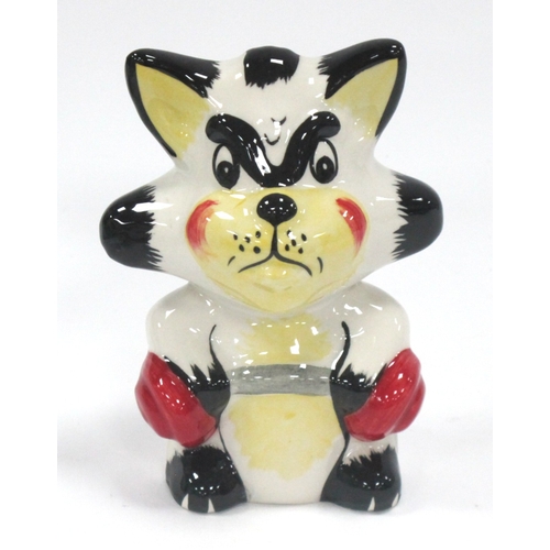 1278 - Lorna Bailey - 'Arnie Swartze The Cat', 12.5cm high.