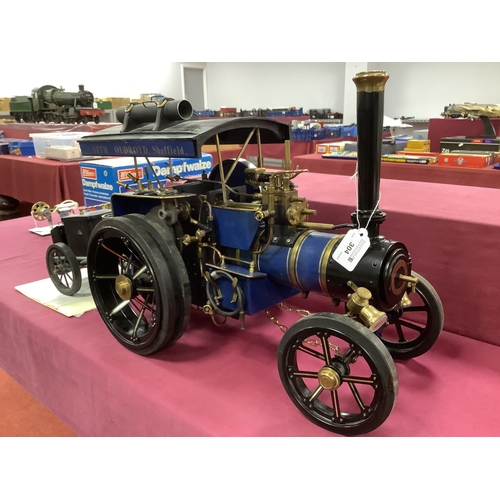 304 - A Markie 1:10th Scale Live Steam Road Locomotive by Fareham Engineering And Steam Co. To a Tony Pear... 