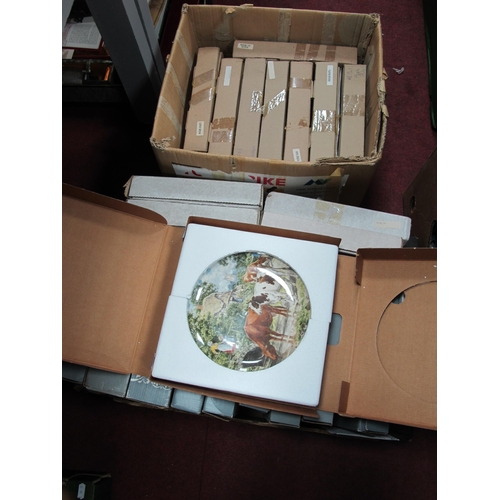 1043 - Wedgewood and Doulton Collectors Plates, approximately twenty-four, certificates and boxes, noted :-... 