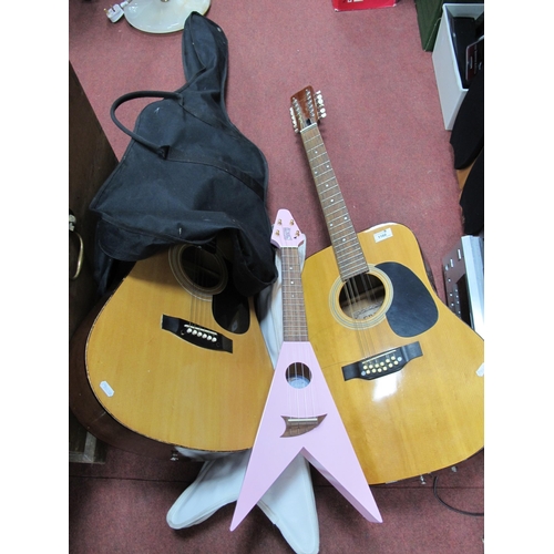 1160 - Grant & Encore Accustic Guitars, Mahalo child's example. (3)