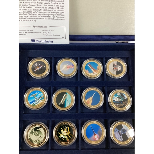 422 - Collection Of GB And World Commemorative Coins, including a Westminster History of Space Exploration... 