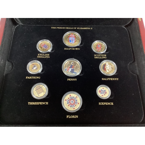 436 - Three GB Commemorative Coin Sets, including an eight coin Crown collection, twelve coin British Bank... 