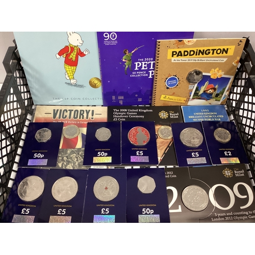 438 - Large Collection Of Mainly Royal Mint And Westminster Coins, including a Royal Mint 2008 Olympic Gam... 